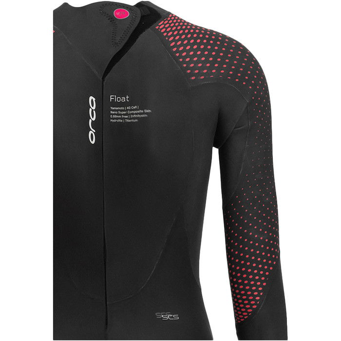 2024 Orca Mujer Athlex Float Back Zip Triatln Neopreno MN56TT44 - Red Buoyancy